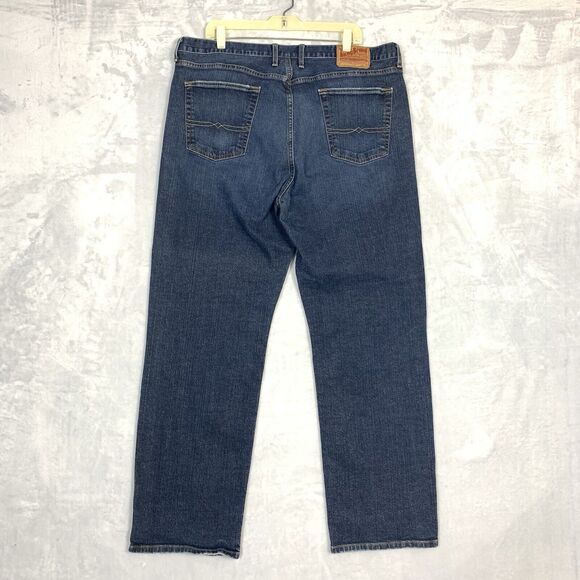 Lucky Brand Dungarees Gene Montesano Jeans Mens 38x33 Blue Denim Bootcut Cotton - Picture 4 of 8